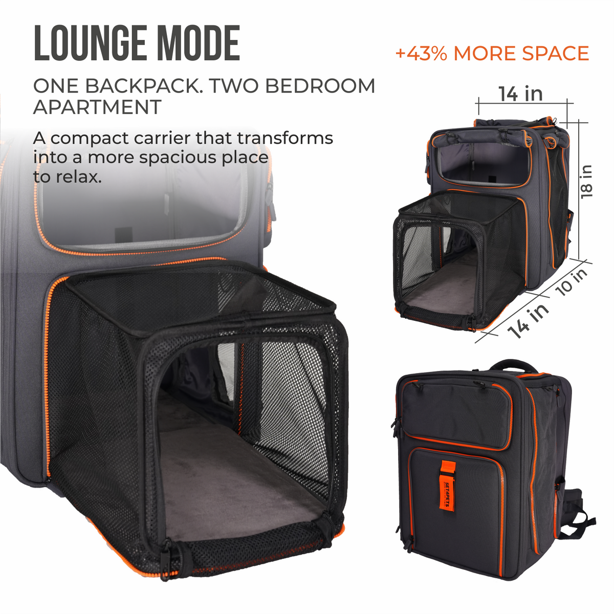 Premium Car Safety Carrier 2.0 — Orange
