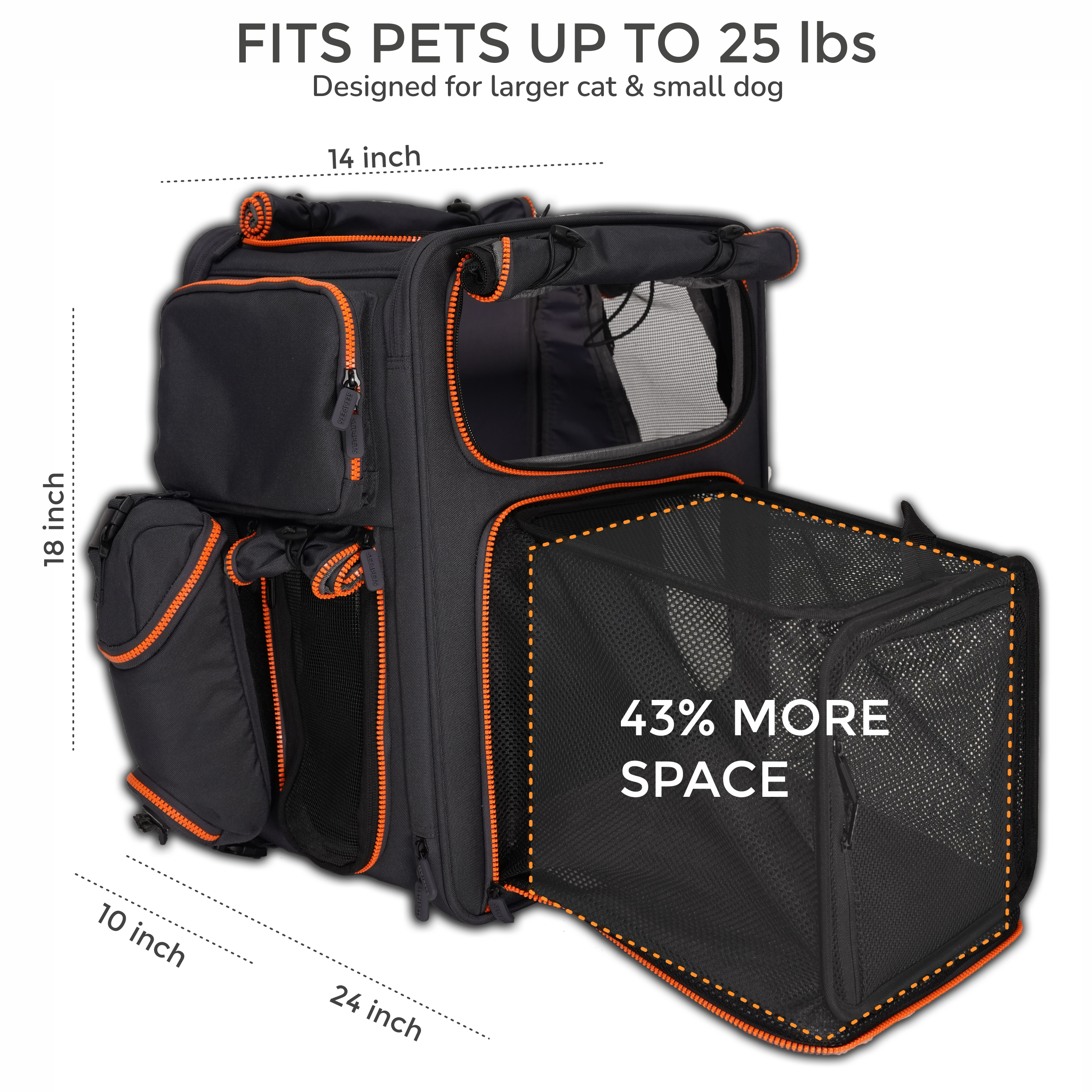 Premium Car Safety Carrier 2.0 — Orange