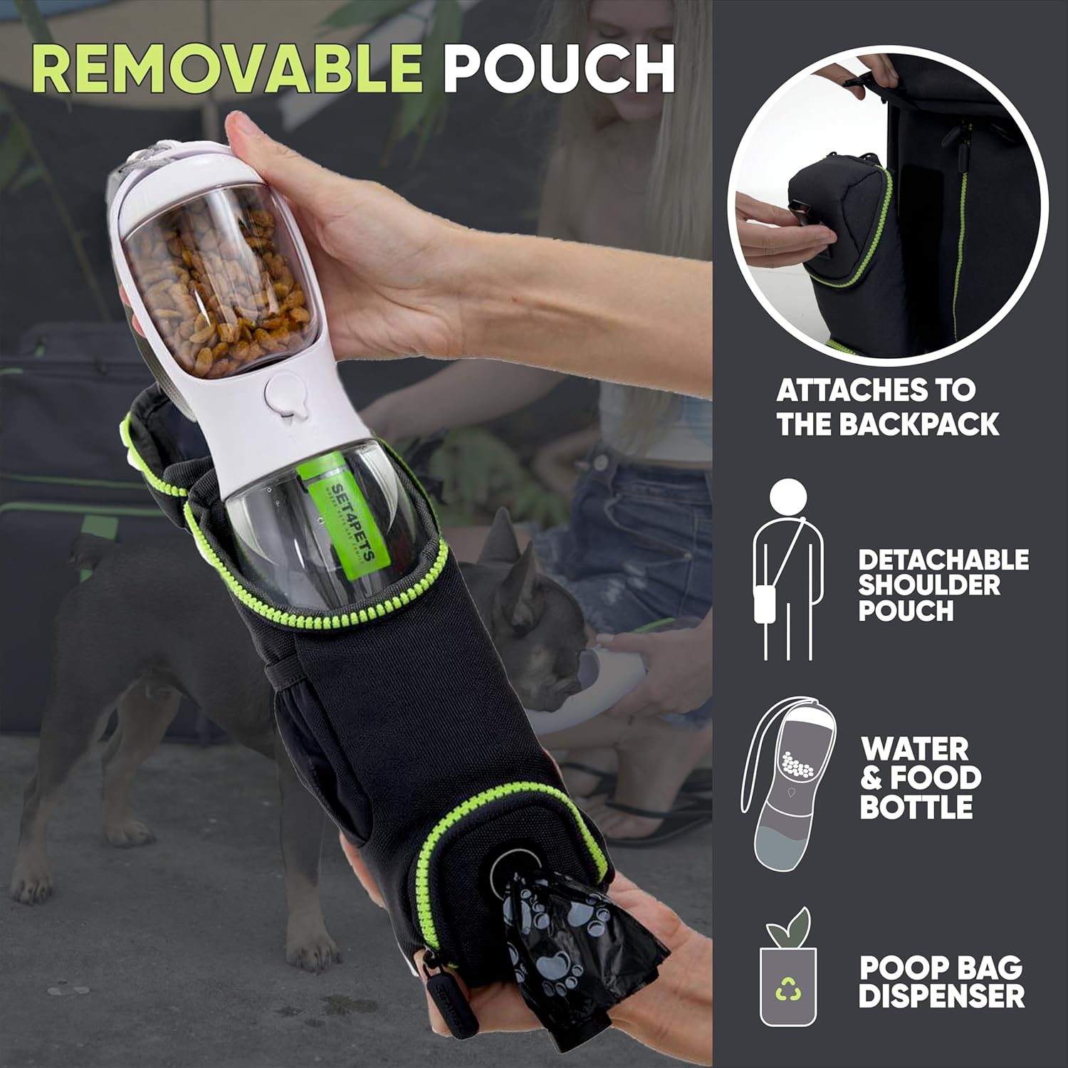 Premium Pet Backpack Carrier for Cats & Small Dogs | Set4Pets