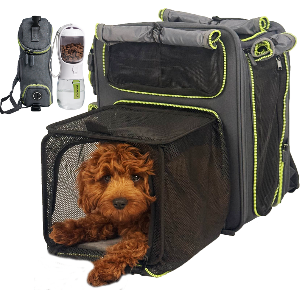 Premium Pet Backpack Carrier for Cats & Small Dogs | Set4Pets
